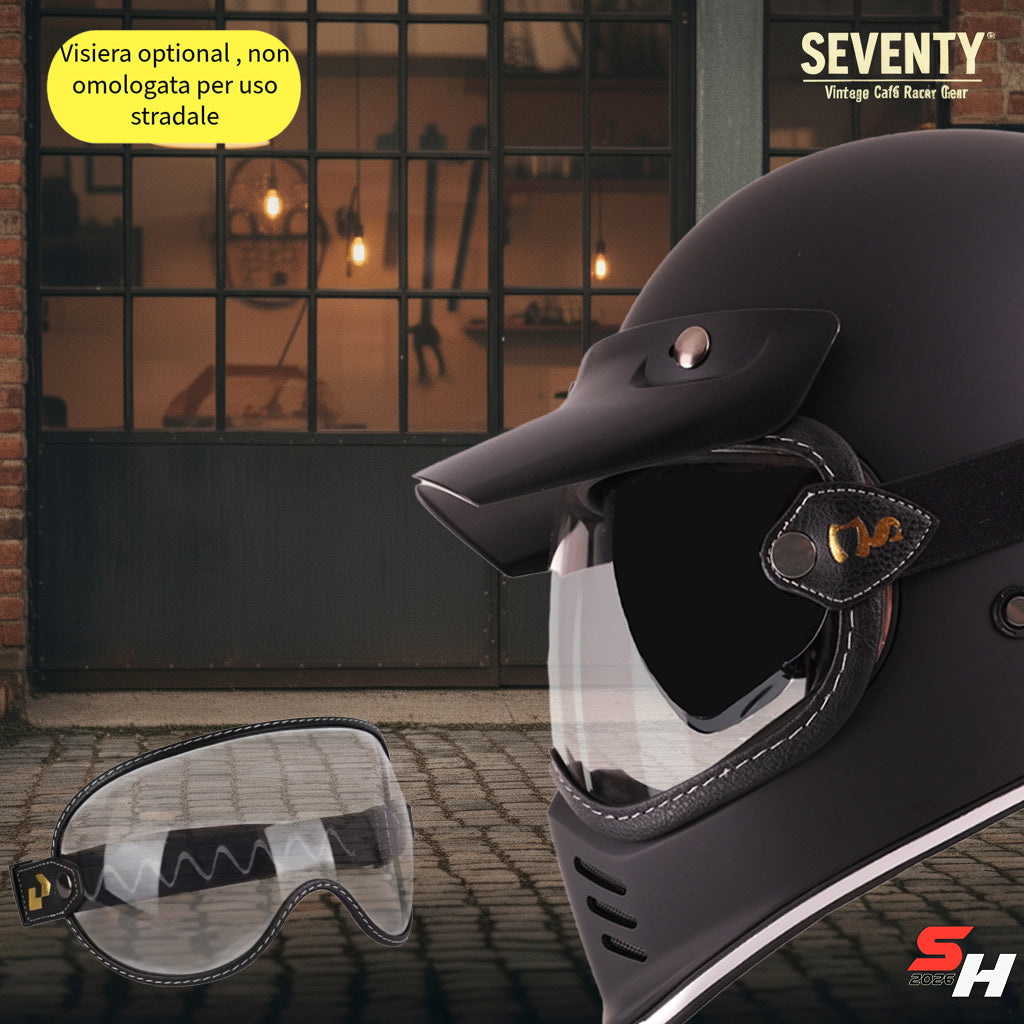 Capacete Seventy em preto mate