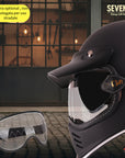 Capacete Seventy em preto mate