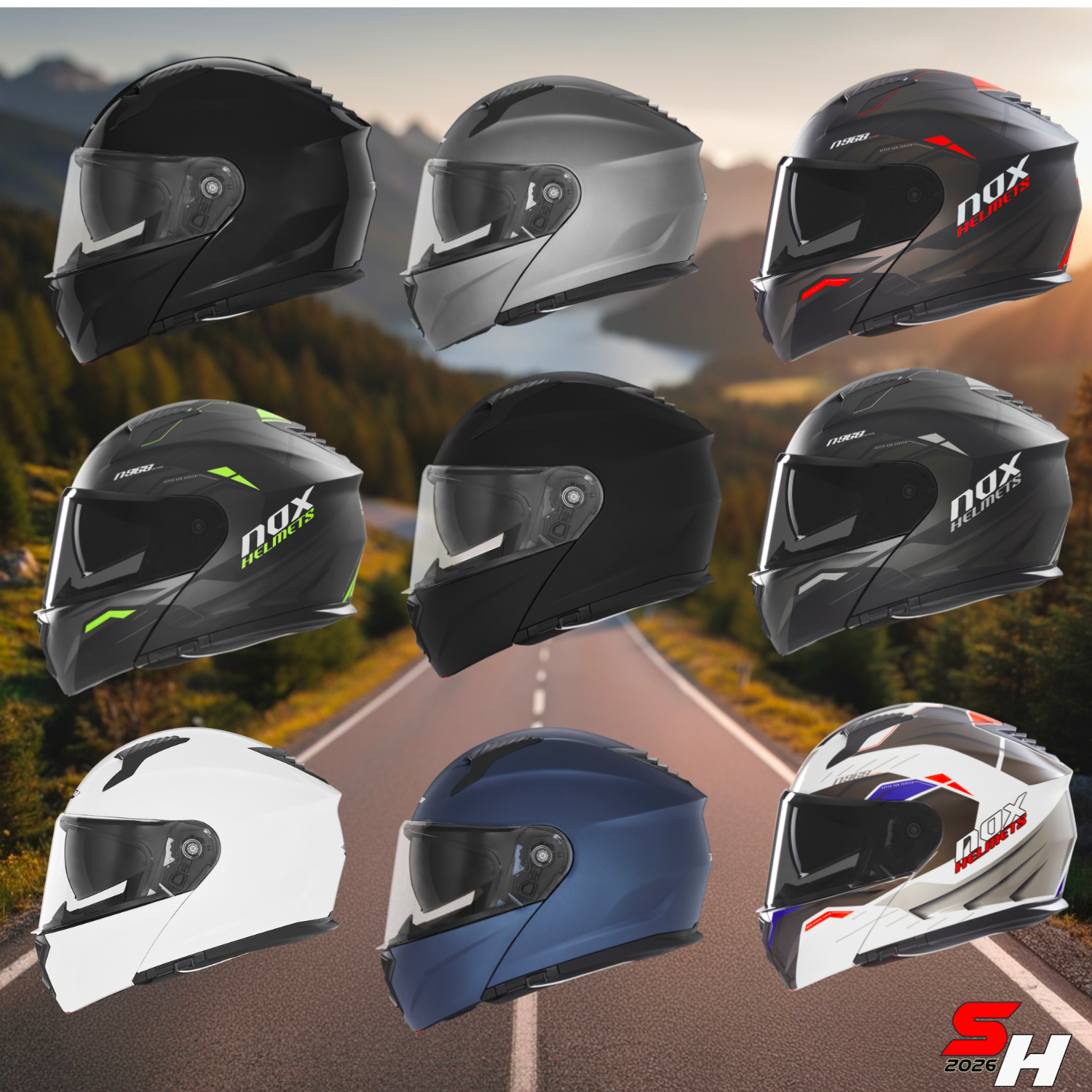 Casco modulare n 968