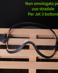Visiera ad elastico per jet non omologata per uso stradale