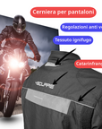 Giacca moto quattro stagioni con protezioni climber nero grigia