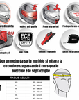 Casco modulare n 968