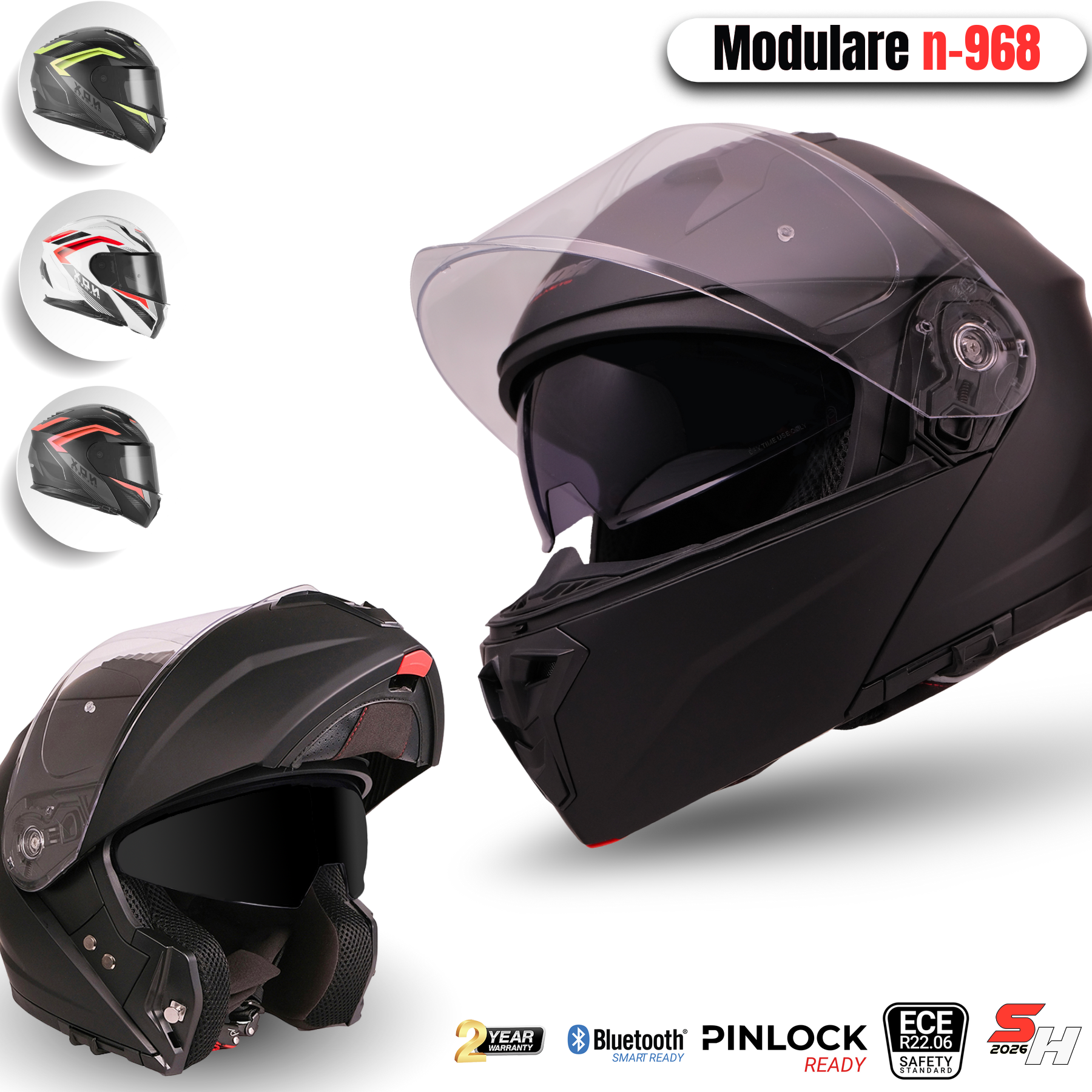Casco modulare n 968