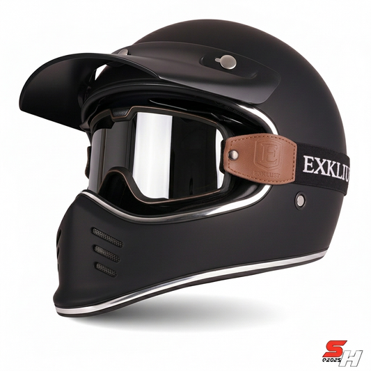 integrale seventy off road vintage 0.6 + occhiale