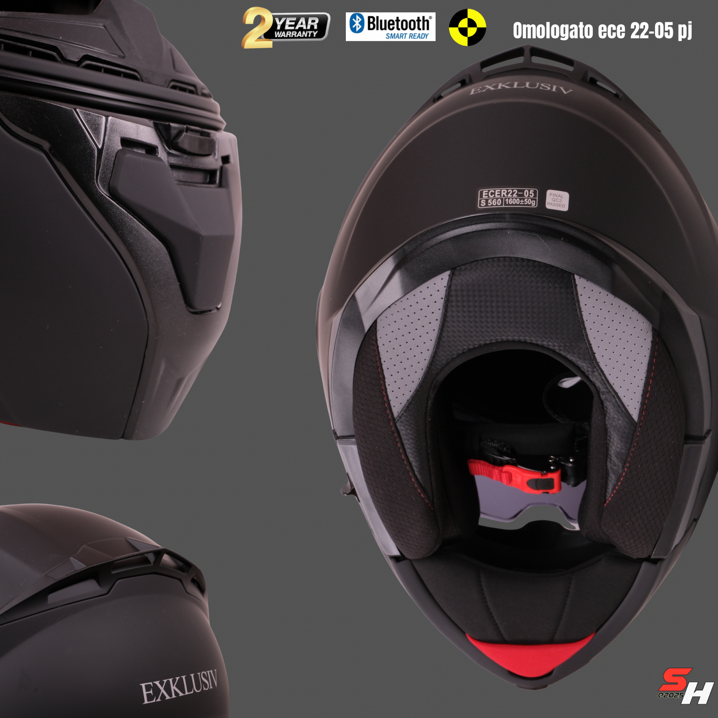 Modular helmet n 966 matt black size s