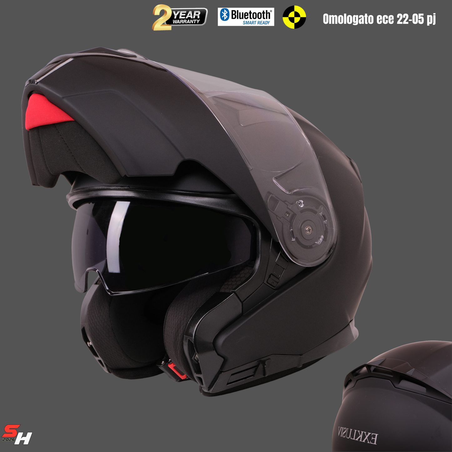 Modular helmet n 966 matt black size s